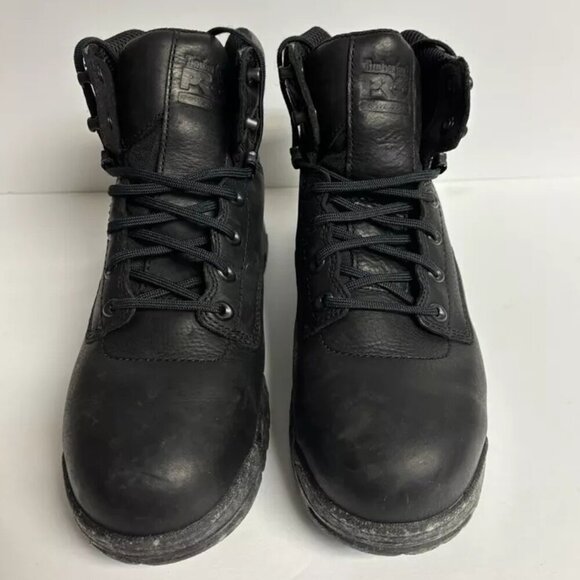 Timberland Pro Men’s Titan 6”, Alloy Toe Work Boots Black, Size 9 M